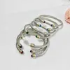 AA Designer Bangle Sweet Hambra Armband Jade Dy Man Popular 5mm Armband Twisted Thread Open Handpiece Bn30