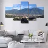 5 Piece Canvas Art Avila Caracas Mountain Canvas Print målning Väggkonst affisch Modern Hemdekoration vardagsrum Bilder 210310304Z