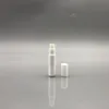 Plastikowe perfum spray pusta butelka 2 ml/2G napędzana próbka pojemnik kosmetyczny mini mały okrągły atomizer do skórki płyny miękka próbka vikm