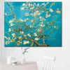 Arbre d'amandier en fleurs par Van Gogh, reproduction de fleurs, peinture à l'huile, toile imprimée, tableau mural pour salon, 2234