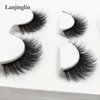 LANJINGLIN 10 boîtes de faux cils longs naturels maquillage en gros 3d cils de vison pleine bande cils outil de maquillage des yeux faux cils 240301