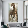 Nordic Running Horse Oil Painting On Canvas Art Prints Wall Art Animal Poster Pictures For Europe Classical Room Decoration297y