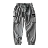 Мужские брюки-карго Низ бегунов Мужские спортивные брюки Дизайнерская одежда Мягкие хлопковые карманы Высококачественная уличная одежда Азиатский размер S-2XL