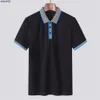 프랑스 브랜드 맨 폴로 셔츠 여름 비즈니스 레저 면적 느슨한 반 소매 자수로드 폴 남성 짧은 티셔츠 새 새