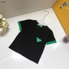 Tute per bambini di marca Logo verde per bambini set in due pezzi Taglia 90-160 CM T-shirt girocollo adatta per ragazzi e ragazze maglietta e pantaloncini 24Mar
