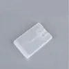 Mini mat zwart wit 20 ml handdesinfecterend middel Zakparfum Creditcard spuitfles op maat uw logo Qkrup Ooflt