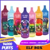 Original ELF BOX 14000 Puffs Einweg-Vapes Pen Puff Tornado 9K 12K 15K E-Zigarette 0% 2% 3% 5% NIC Vaporizer Recharge Mesh Coil Vape Pen Puffbars Vapers vs elfbar