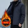 Männer Jacken Herbst Und Winter Gepolsterte Warme Jacke Outdoor Winddicht Wasserdicht Stanzen Sport Casual Arbeitskleidung Mantel