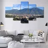 5 Piece Canvas Art Avila Caracas Mountain Canvas Print målning Väggkonst affisch Modern Hemdekoration vardagsrum Bilder 2103102398