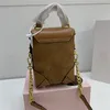 Designer-Tasche, klassische Presbyopie, voller Druck, Schnappverschluss, abnehmbarer, verstellbarer Schultergurt, modisch, lässig, Joker-Lederhand-Bill-Schulter-Umhängetaschen.