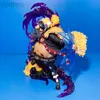 Action Action Toy Figures 22cm Piece One Anime Figure Blackbeard Action تمثال Teach GK PVC Satue Model Collection Doll Doll Hisheras Ldd240312