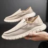 887 Men 2024 Fashion Flat Casual Loafers Shoes Canvas Moccasins Breathable Sneakers Comfort Flats Plus Size 44 Zapatillas Hombre S 128 s