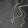 Pendentif Colliers Simple Glands Star Collier Doux Cool Collier Cou Cou Chaîne Clavicule Bijoux De Mode E0BE