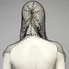 Kvinnors tankar Sexig Deep V Neck Backless Camisole för kvinnor Shiny Rhinestone Hollow See Through Fishnet Hooded Tank Top Rave Festival Crop