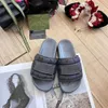 Morbide pantofole imbottite in nappa per uomo amante coppia suola spessa scivolo da spiaggia Sandali con piattaforma estiva scarpe slip-on G flats sandalo sandali firmati