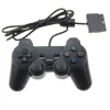 PS2 Çift Titreşim Joystick Gamepad Oyun Denetleyicisi için En Kaliteli Kablolu Kontrolör PlayStation 2