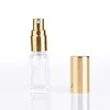 5ML 1/6Oz Long Slim Perfume Atomizer Square Shape Empty Refillable Clear Glass Spray Bottles Travel Sprayers Warrb Omgjn