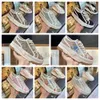 Designer Casual di lusso Suola spessa Scarpe gicci in tela stampa Ricamo Versatile scarpe da uomo da donna Sneakers basse con gglies Classiche scarpe da ginnastica con lacci Fiore asso