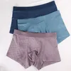 Mutande IYUNYI 3 pz/lotto Biancheria Intima da Uomo Boxer Senza Soluzione di Continuità Modale Traspirante Ultra-sottile U Convesso Pouch Bikini Mutandine e boxer