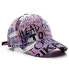 ボールキャップトレンディな落書きパターンカペリーノ野球帽レッドカラーヒップホップ帽子男性女性夏のスナップバックフェイスゴラスホンブレ