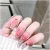 Fałszywe paznokcie 24pc/pudełko balerina manicure