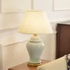 Bordslampor Crack Ceramic Desk Lamp vardagsrum Stor storlek Kinesisk sovrumsmodell Studie Dekoration Porslin