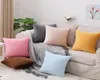 Custom 404550556070cm 25 Color 100 Polyester Super Soft Velour Plain Dyed Cushion Cover No Inner HTPSVDCA11476912