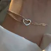 Perlen Luxus Mode Doppel Liebe Herz Hohle Runde Perlen Armband für Frauen Einstellbare Armband Romantische Hochzeit Schmuck GeschenkL24213
