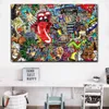 Graffiti Street Art Music Collage Abstract Figure Picture Canvas Painting Wall Art Poster Prints for Living Room Decor No Frame257I