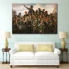 第二次世界大戦の絵画ウォールアートヴィンテージポスターキャンバスリビングルームの装飾用LJ201130207V