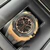 Montre AP minimaliste classique Royal Oak Offshore 26401 machines automatiques montre de luxe en or rose 18 carats pour hommes