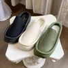 Casual Shoes Women Platform Slip-On Flat 590 Mules Stängda CLOG Loafers Ladies Thick Sole Home Slippers Outdoor Comfort Lasy Slide 696 58 5