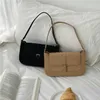 HBP Non-Brand Wholesale Womens Handbags Fashion Solid Color Ladies Shoulder Bag Elegant Temperament Faux Suede Rectangular Hand Bags