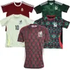 2024 25 Heren T-shirts Mexico Copa Amerika RAUL CHICHARITO 2024 LOZANO DOS SANTOS 24 25 H.LOZANO Mannen Shirts Uniformen Fans