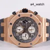 Montre à quartz Athleisure AP Epic Royal Oak Offshore Series 26470 pour homme en or rose - Machines automatiques - Montre de sport de luxe suisse - Diamètre 42 mm