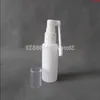 20ML Nasal Spray Bottle with Rotating Elephant Trunk, White Plastic 20CC, Medical Liquid Packing Bottle,100PCS/Lothood qty Qlnmb