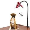 Vestuário para cães Pet Grooming Secador de cabelo Stand Rotação de 360 ​​graus com braçadeira ajustável Banho de gato Beleza Blower Support Frame F60252887