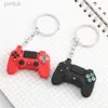 Nyckelringar Lanyards Videospel HANDEL Keychain Game Controller Simulering Toy Model Key Chains Game Fans Key Rings Party Giver Charms LDD240312