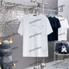 Xinxinbuy Men designer tee t shirt 2024 Emboss Letter Printing Short Sleeve Cotton Women Gray Black White S-2XL