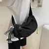 Torby wieczorowe Modna japońska funkcjonalna nylonowa torba neutralna duża pojemność żeńskie torebki ramię Crossbody Women Messenger TAS