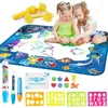 Coolplay Magic Water Drawing Mat Coloring Doodle With Baby Play Montessori Toys Målningskort Utbildning för barn Y240226