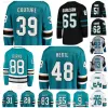 Hockey Jersey Custom Hockey Jersey Men Men Młody San Jose''Sharks'San Tomas Hertl Jose Fabian Zetterlund Thomas Bordeleau Filip Zadina William Eklund Nikolai