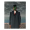 Rene Magritte de Grote Oorlog schilderij Poster Print Home Decor ingelijst of ingelijste Popaper Material203n