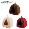 Nowy przybroście Pet Kennel Super Soft Fabricdog Bed House Dom Precyfy dla szczeniaka psa kota z łapą parą cachorro y200330316f