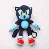 Anime 45cm sonic hedgehog stark book mochila brinquedos de pelúcia atacado e varejo