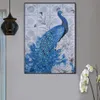 DIY Animal partial Rhinestone Peacock 5D Special Shaped Diamond Painting Full Drill Rhinestone Embroidery Cross Stitch Pictures334E