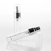 2ml 3ml 5ml Transparent portable spray bottle Perfume Glass Bottles Vials Refillable Perfume Atomizer Travel F409 Lubpj Tibrq