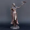 Декоративные предметы, статуэтки, статуи из смолы, Морриган, кельтская богиня битвы с вороньим мечом, бронзовая отделка, статуя 15 см для Hom292P