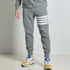 Pantaloni Thombrown Tb Browin Nuovi pantaloni Tb Waffle Pantaloni casual da uomo e da donna tinti in filo Pantaloni da jogging casual da uomo di design Pantaloni a righe da donnaU24O