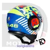 Casque de moto italien AGV ORBYT hommes et femmes double lentilles 3 4 pédale électrique demi été